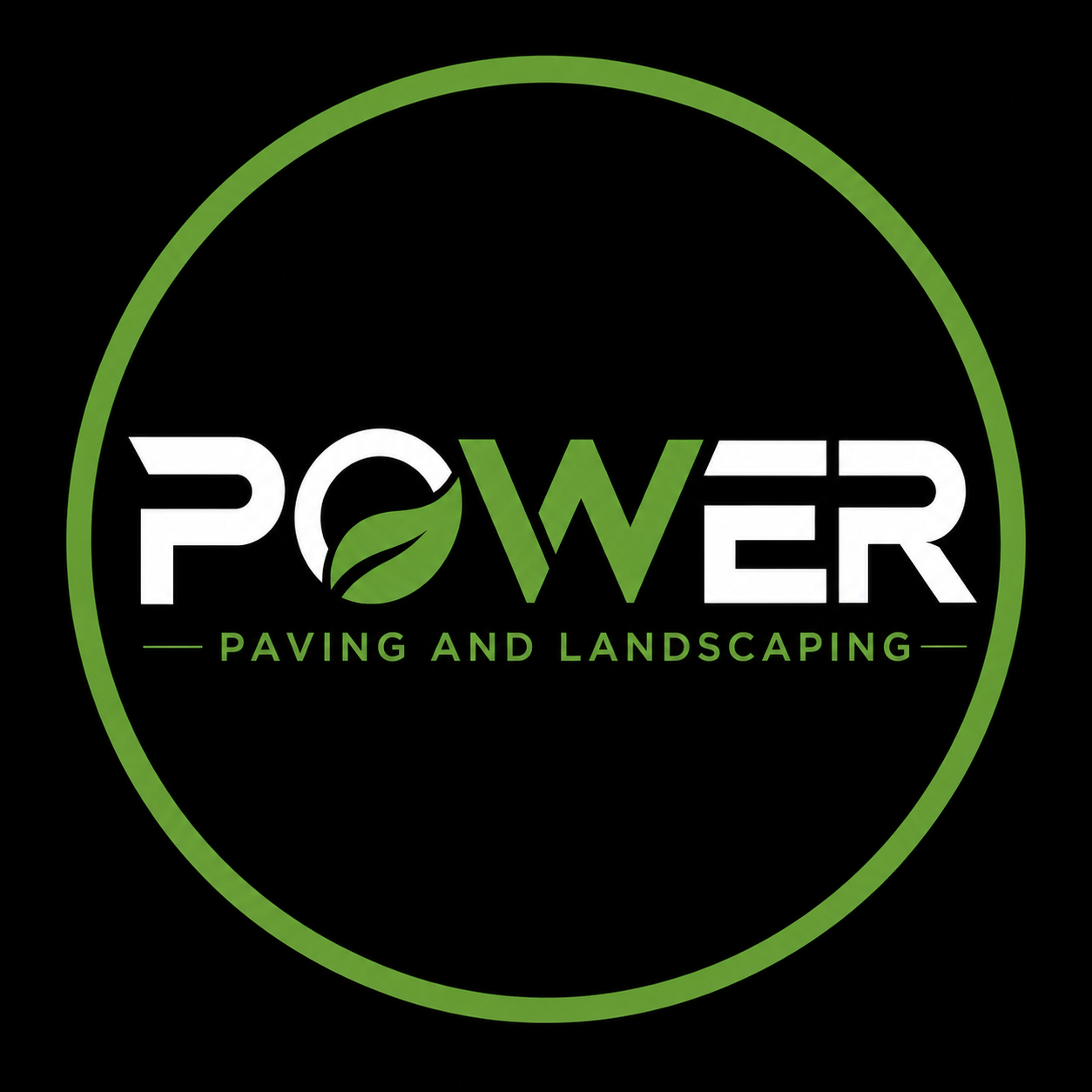 Power Paving and Landscaping Logo